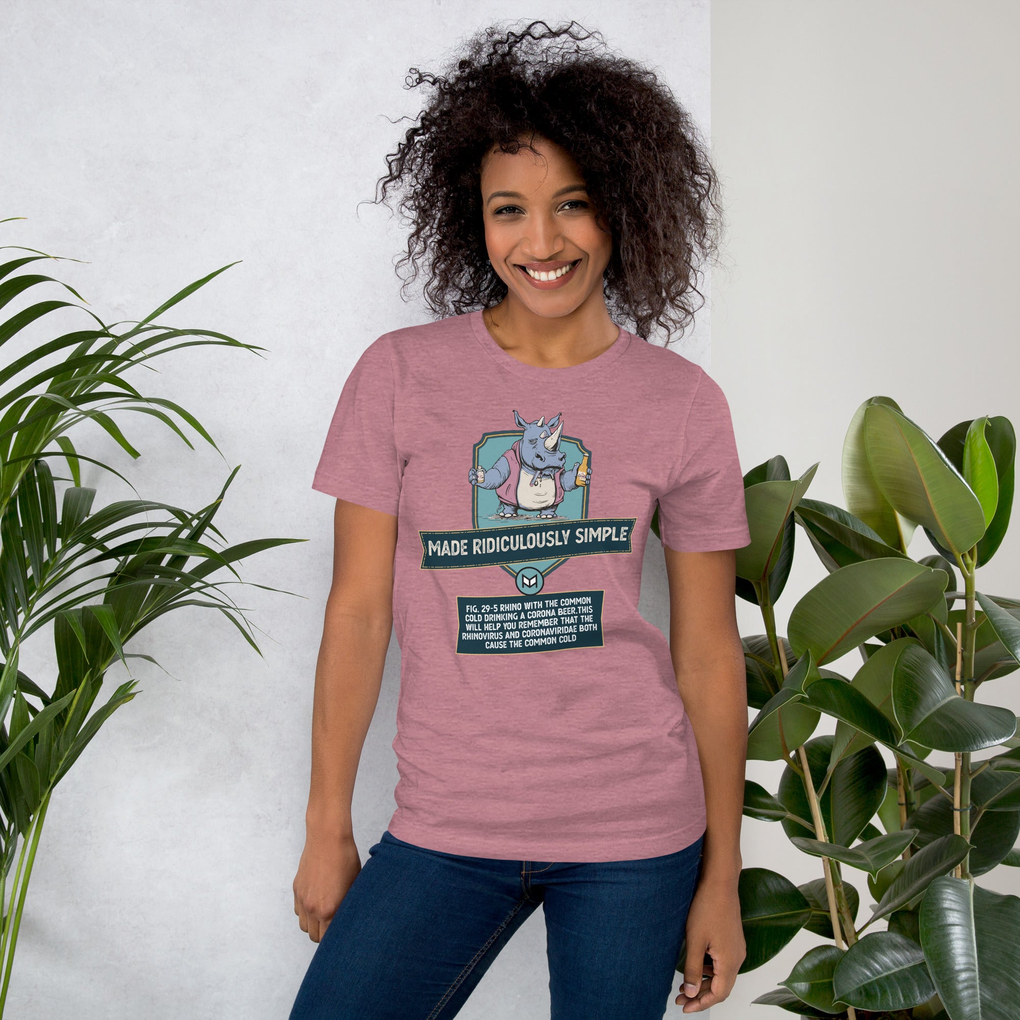 Rhinovirus and Coronavirus "Teach-Shirt"